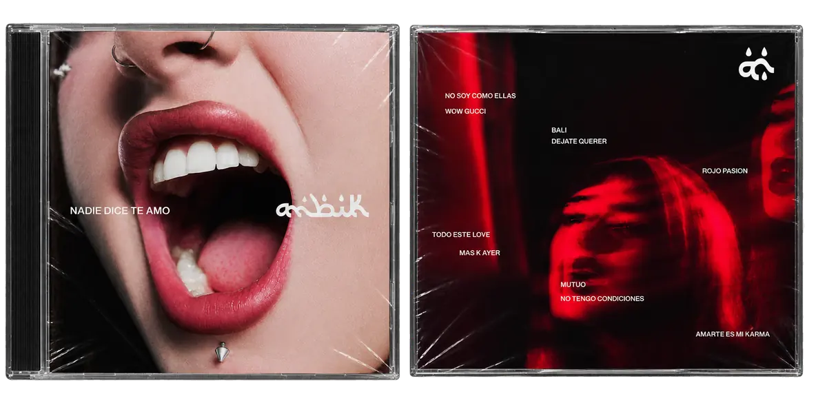 Nadie dice te amo — CD, tapa y contratapa